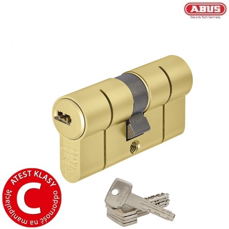 ABUS 091 - WKŁADKA ABUS D10MM 35/45 MOSIĄDZ MATOWY – BOX